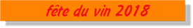 fête du vin 2018