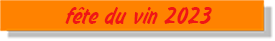 fête du vin 2023